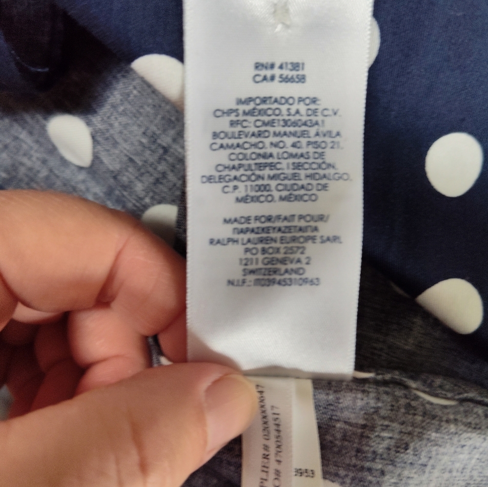Chaps sleeveless buttondown - Picture 6 of 6